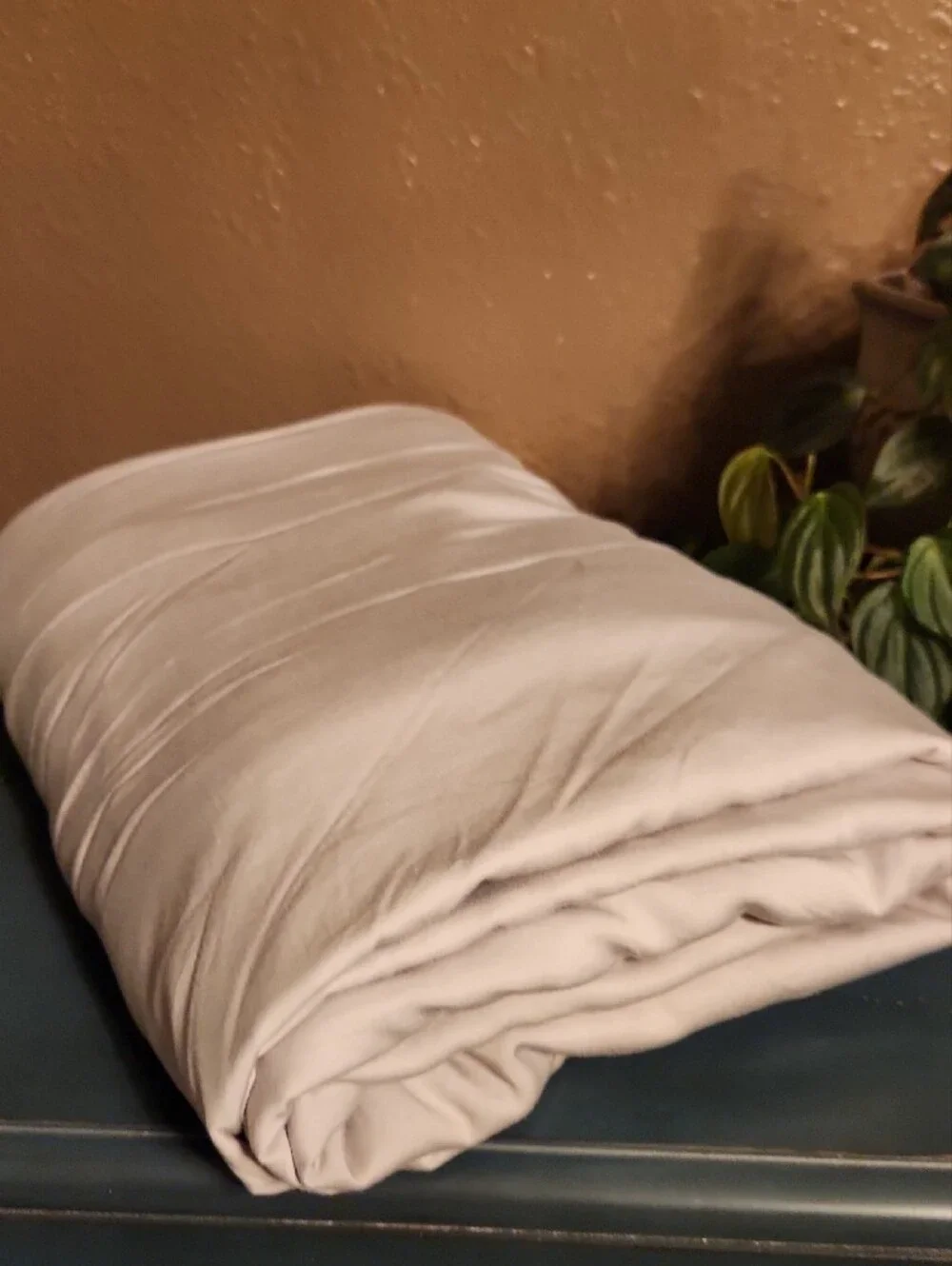 Quince Bamboo Duvet Cover Full/Queen Light Grey